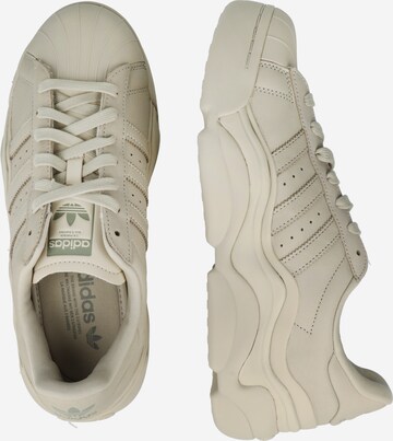 Baskets basses 'Superstar' ADIDAS ORIGINALS en beige