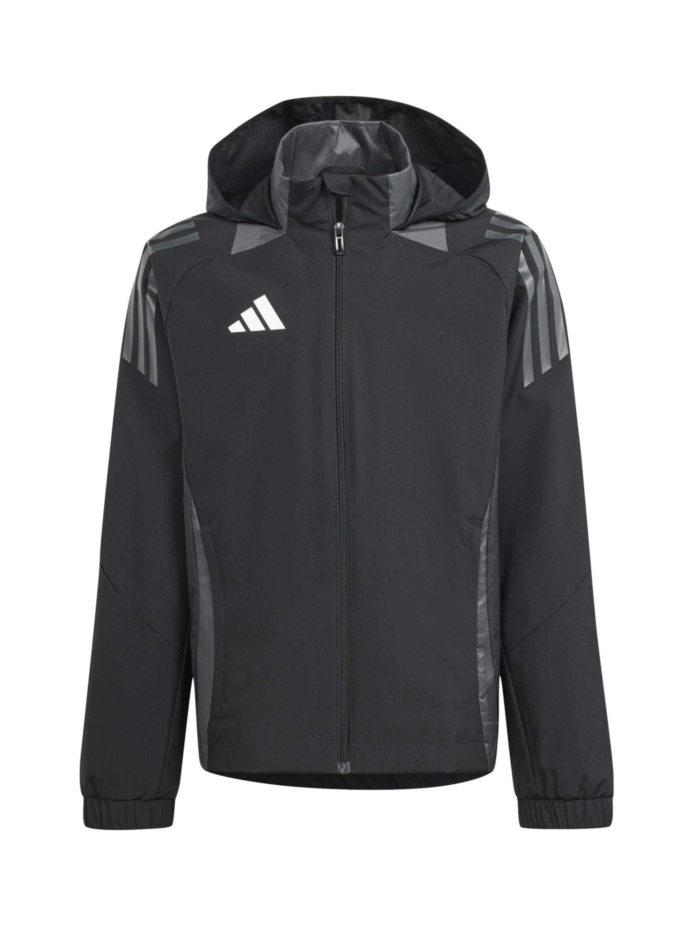 ADIDAS PERFORMANCE Sportjacke 'Tiro' in Schwarz: Vorderseite
