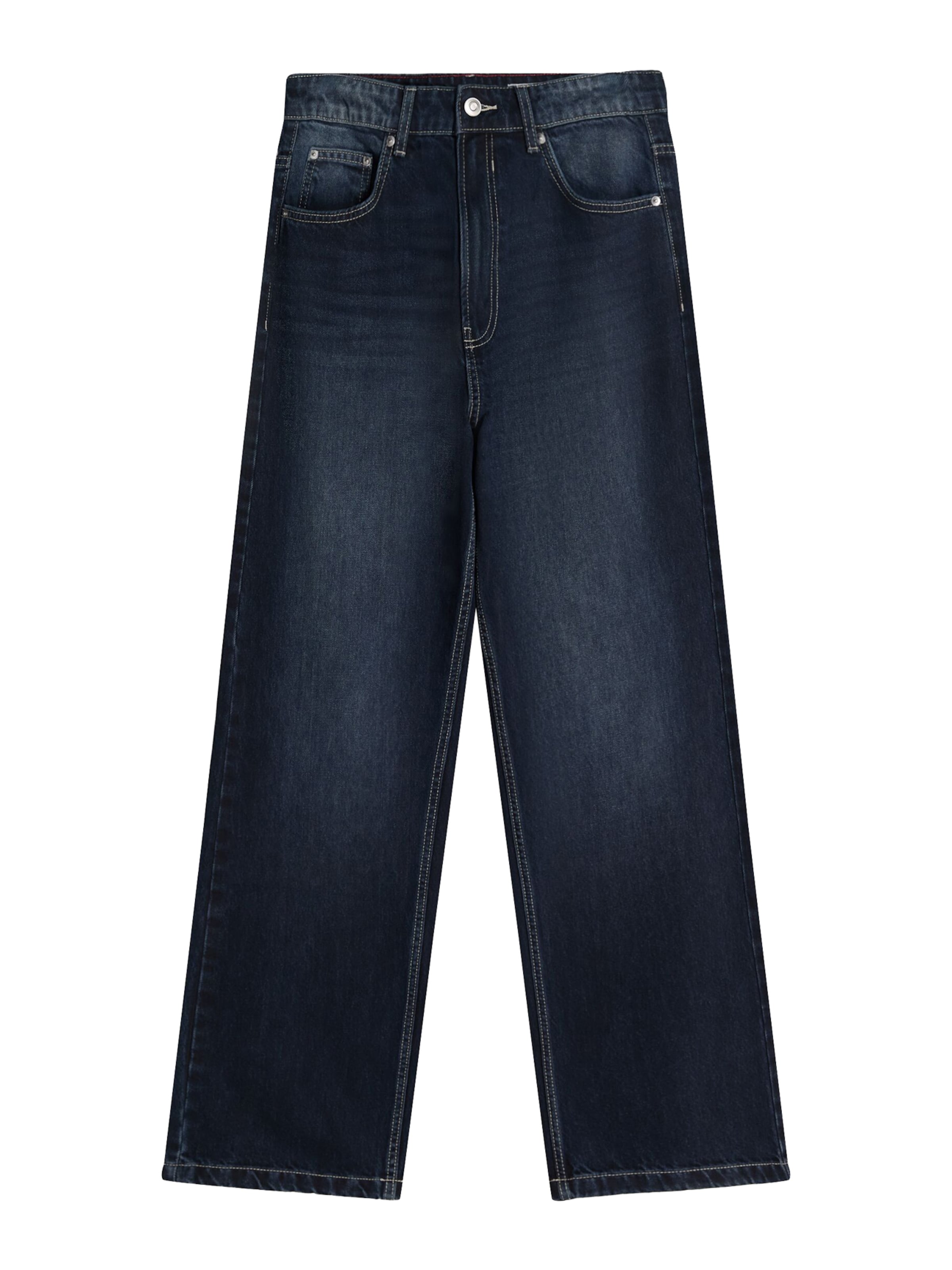 Bershka Baggy Jeans in Blau: Vorderseite