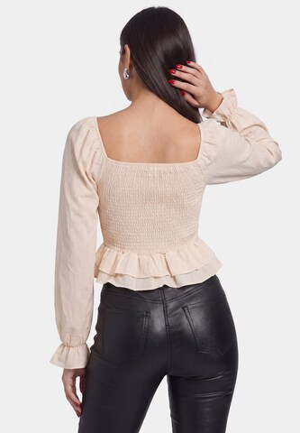faina - Blusa en beige