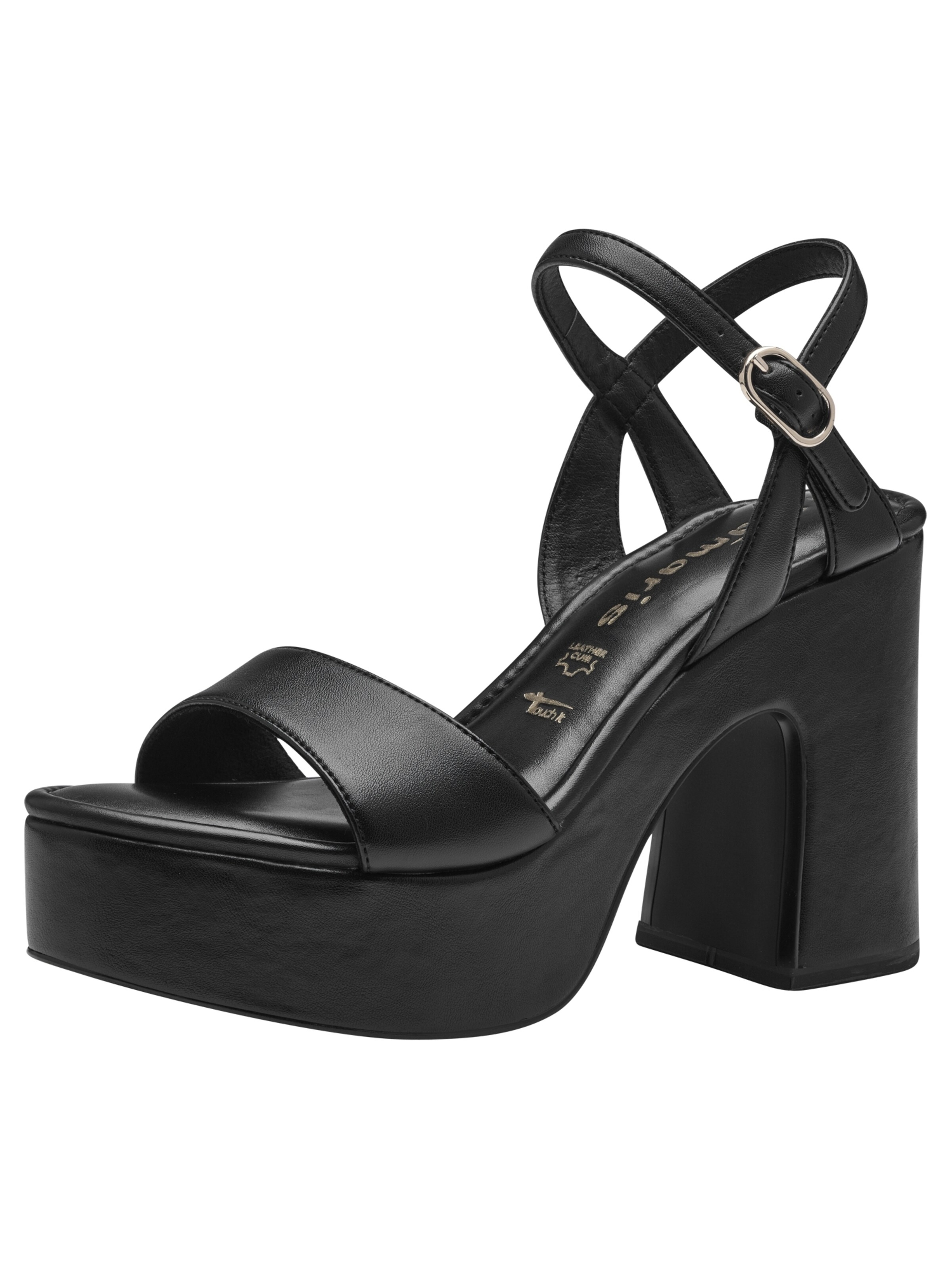 Tamaris Sandale in Schwarz: Vorderseite