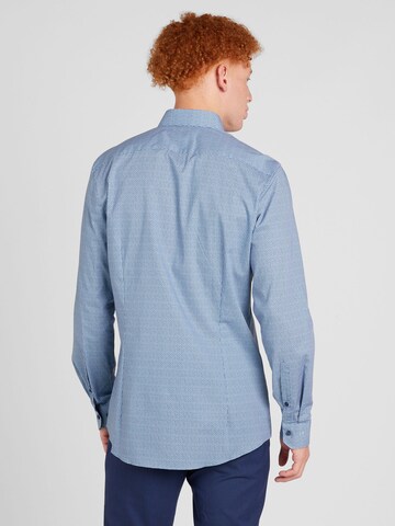 Coupe slim Chemise OLYMP en bleu