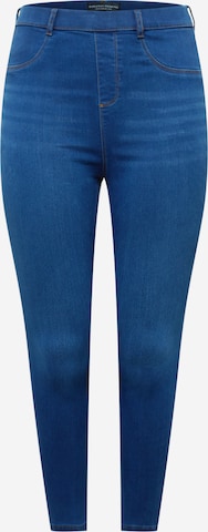 Skinny Jeggings 'EDEN' de la Dorothy Perkins Curve pe albastru: față