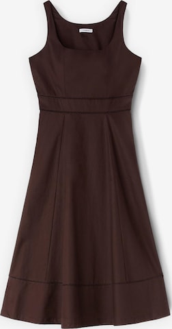 Robe MOTIVI en marron : devant