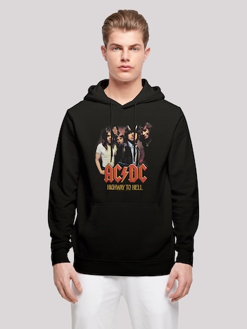 F4NT4STIC Pullover 'ACDC Rock Band Music Highway To Hell Group' in Schwarz: predná strana