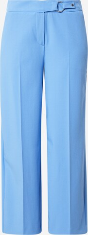 COMMA Regular Pleated Pants in Blue: front