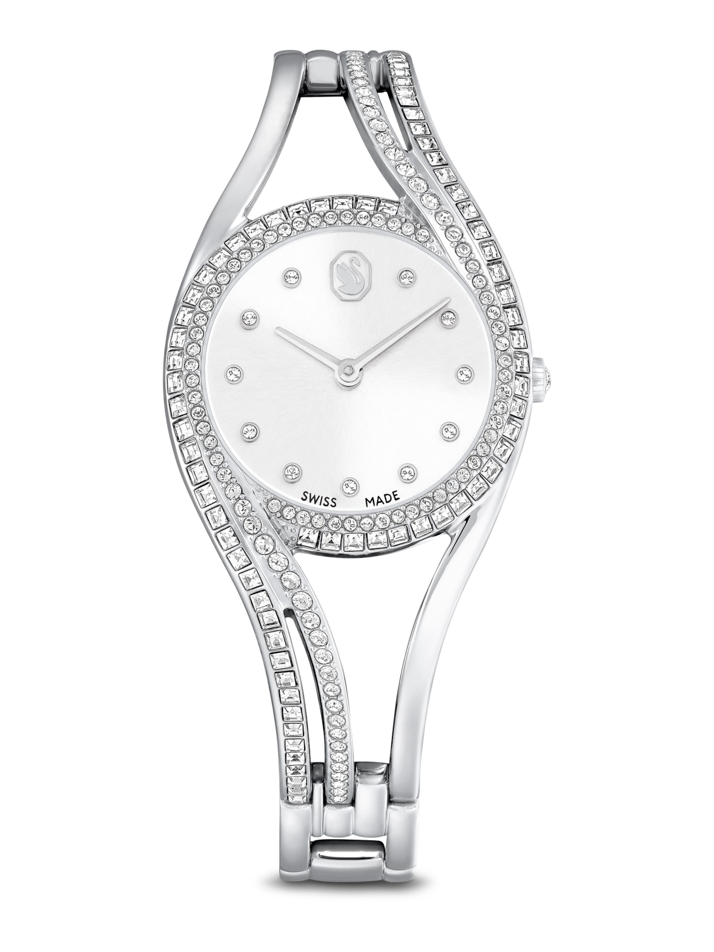 Swarovski Аналоговые часы 'Hyperbola' в Серебристый