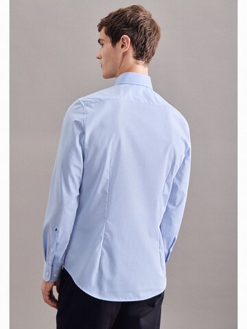 SEIDENSTICKER Slim Fit Hemd in Blau