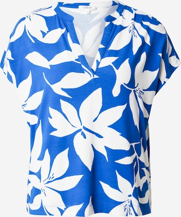 s.Oliver Blouse in Blue: front