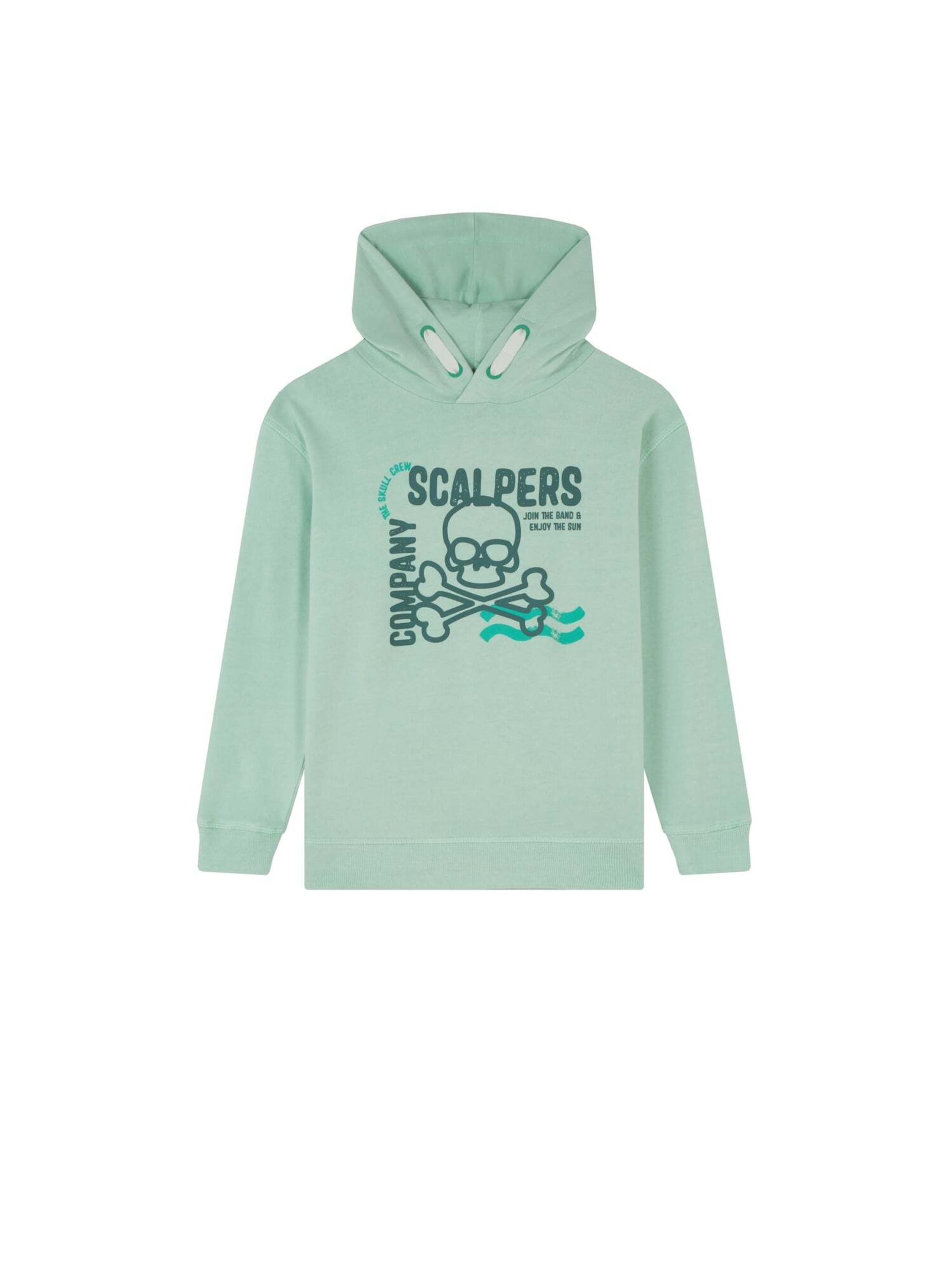 Scalpers Tréning póló 'Stroke' - zöld: elől