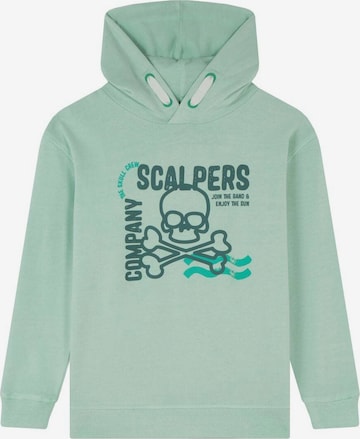 Scalpers Collegepaita 'Stroke' värissä vihreä: etupuoli