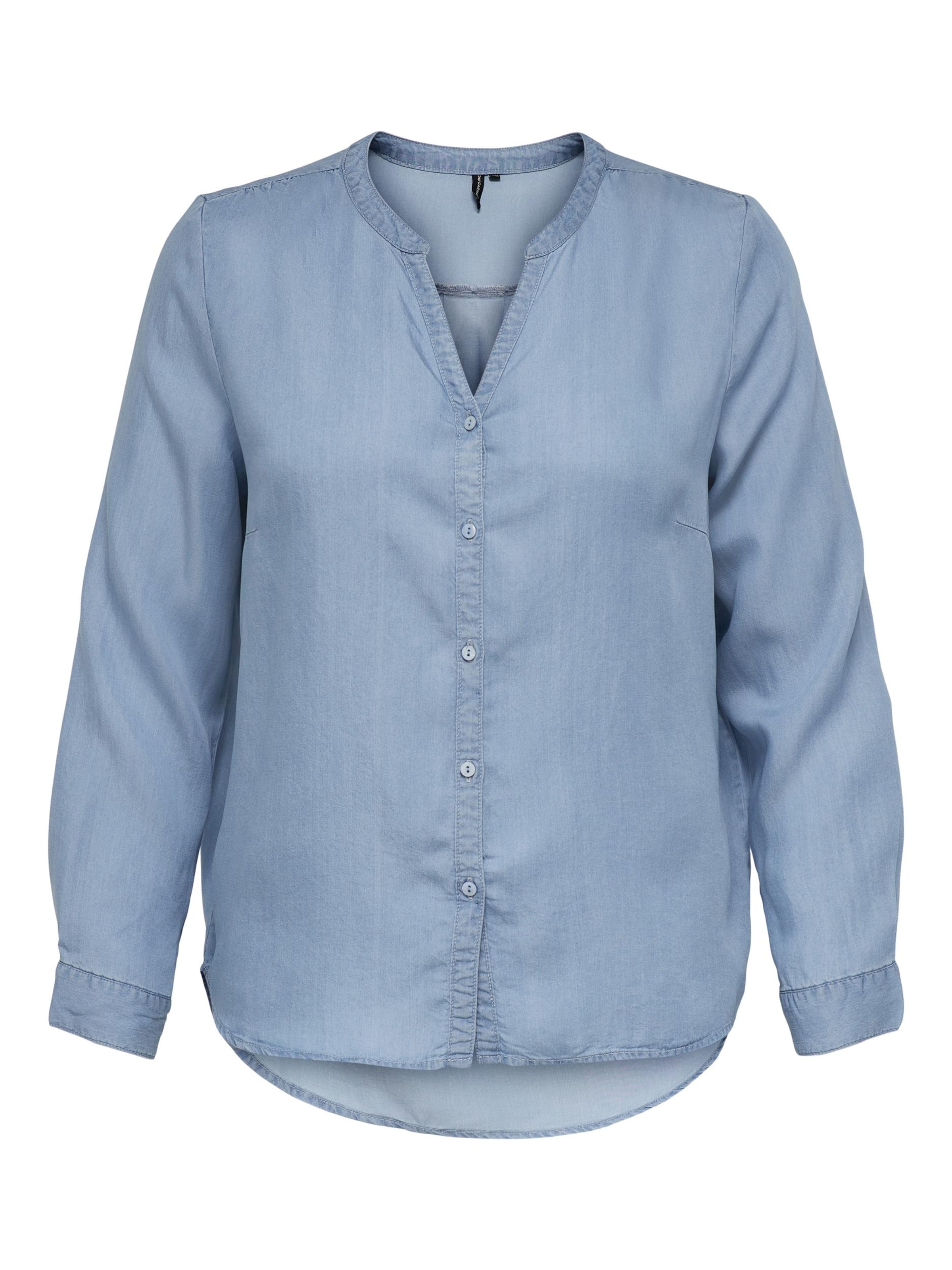 ONLY Carmakoma Blouse 'Ema' in Blue: front