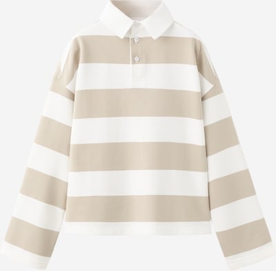 MANGO KIDS Paita koossa 140 värissä beige / valkoinen, Tuotenäkymä