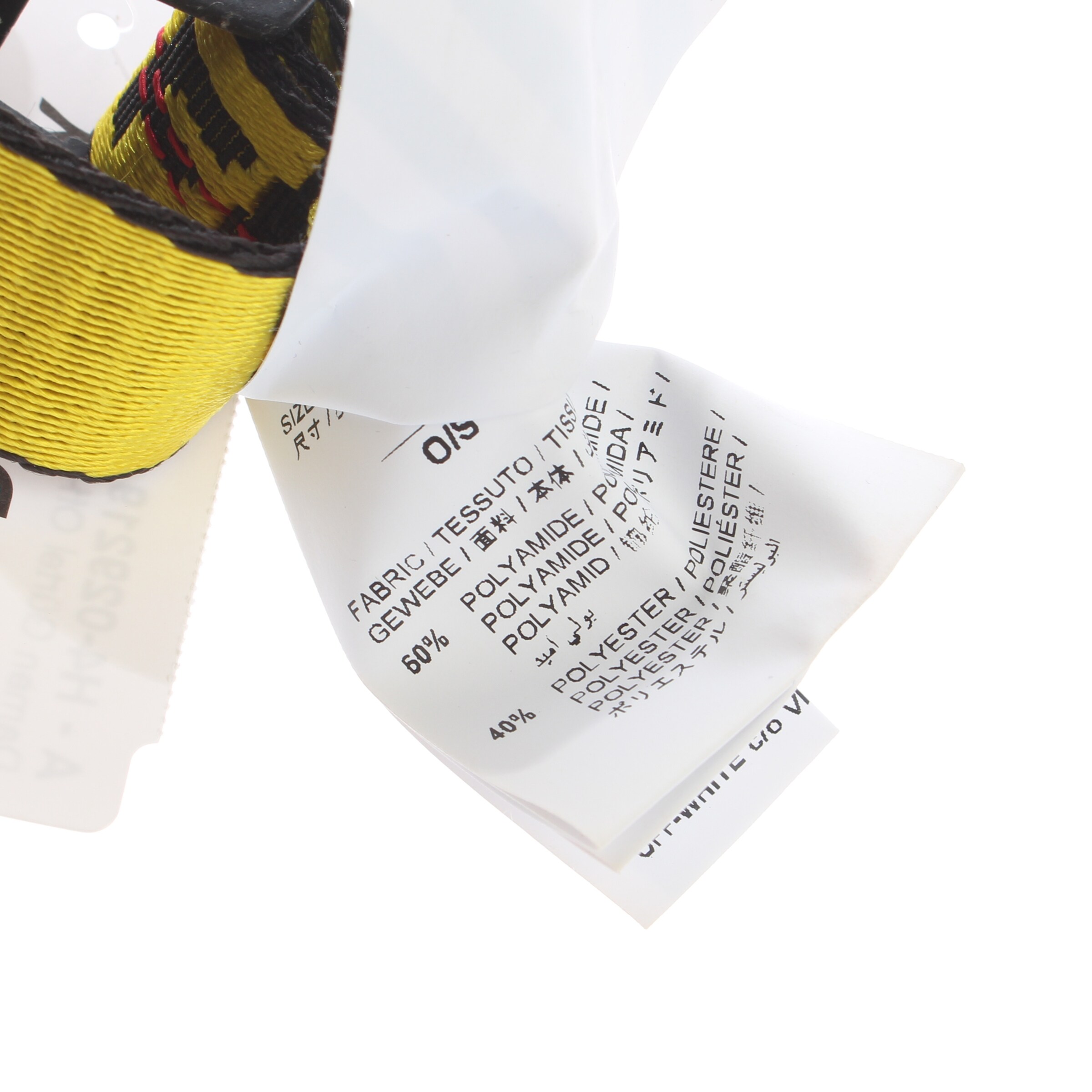 Off-White Gürtel 4XL in Gelb