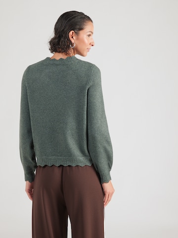 VILA Sweater 'VINIKOLINA' in Green