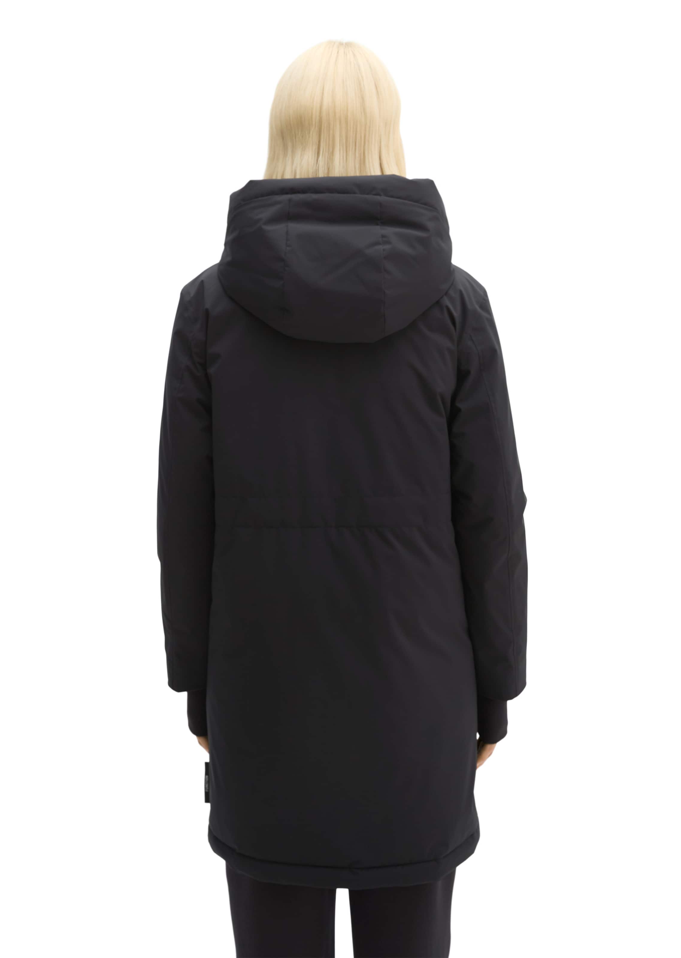 Marc O'Polo Funktionsmantel in Schwarz: Rückseite