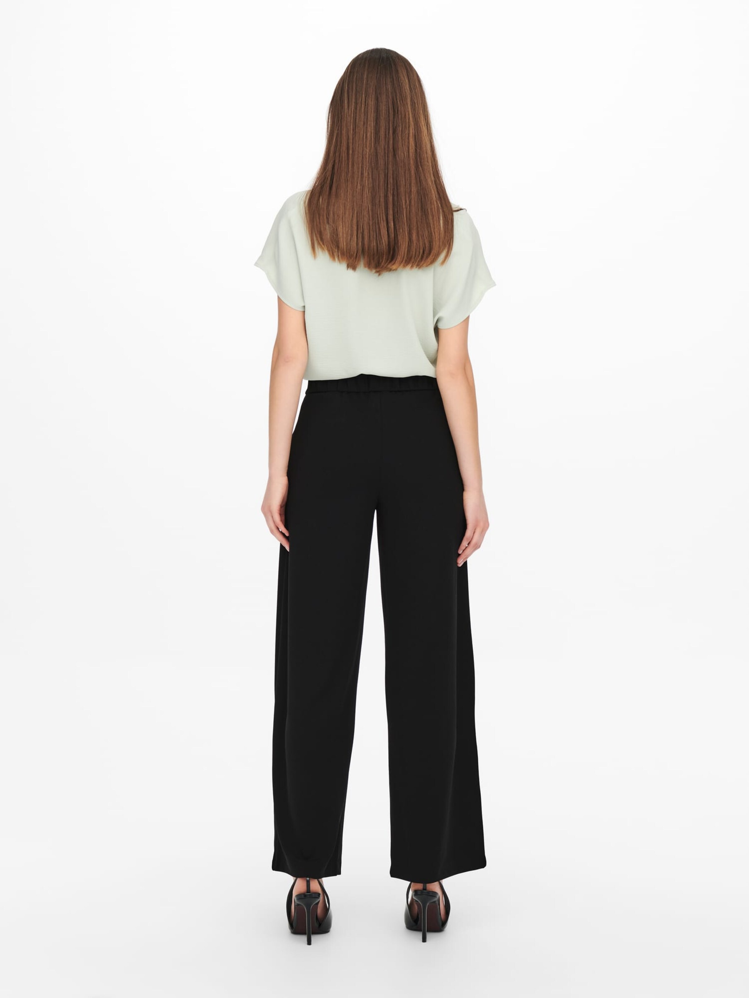 Jaqueline de Yong Baggy Trousers 'Geggo' in Black