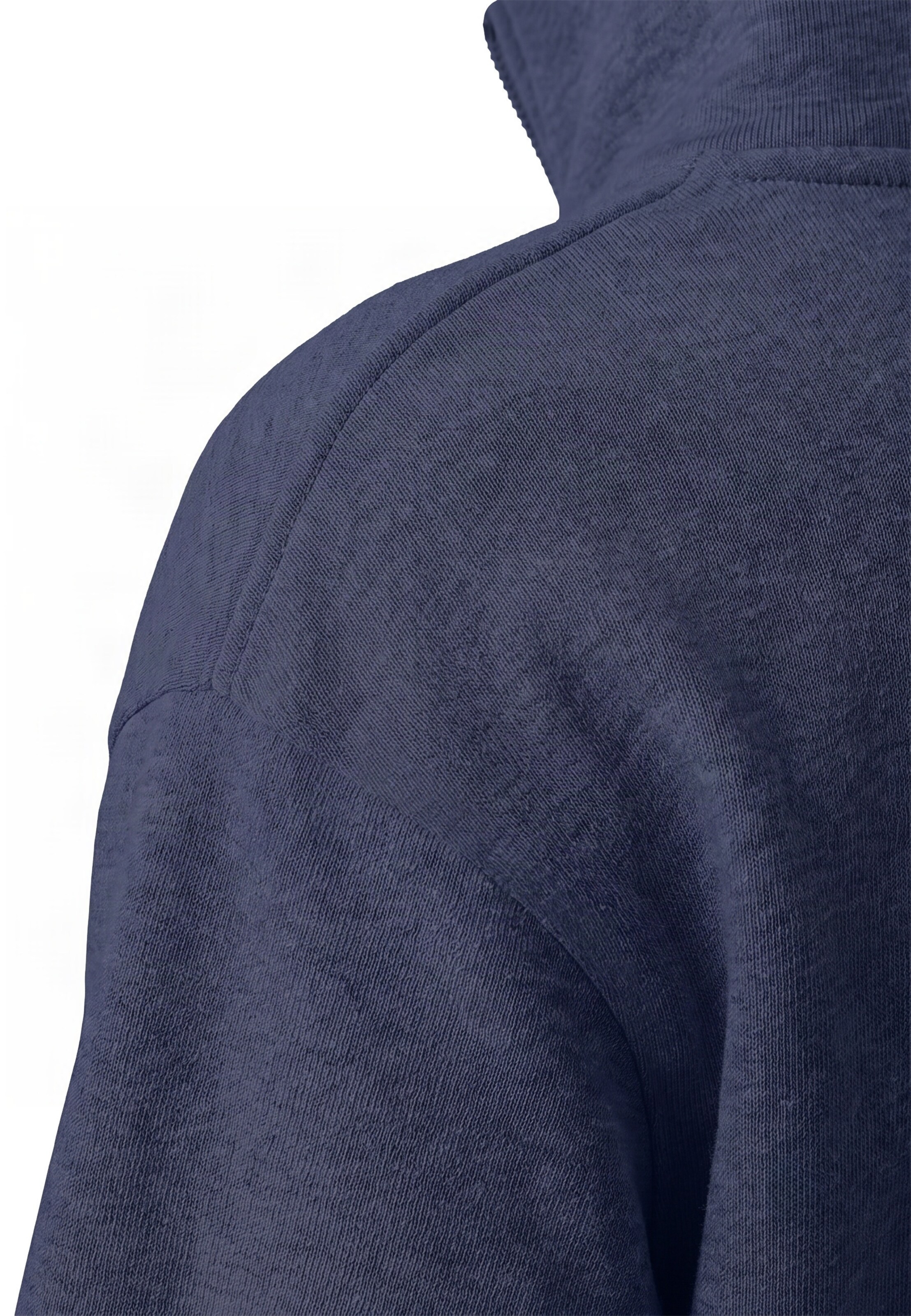 Urban Classics Sweatshirt in Blauw: zijkant