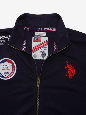 Veste de survêtement U.S. POLO ASSN. en bleu