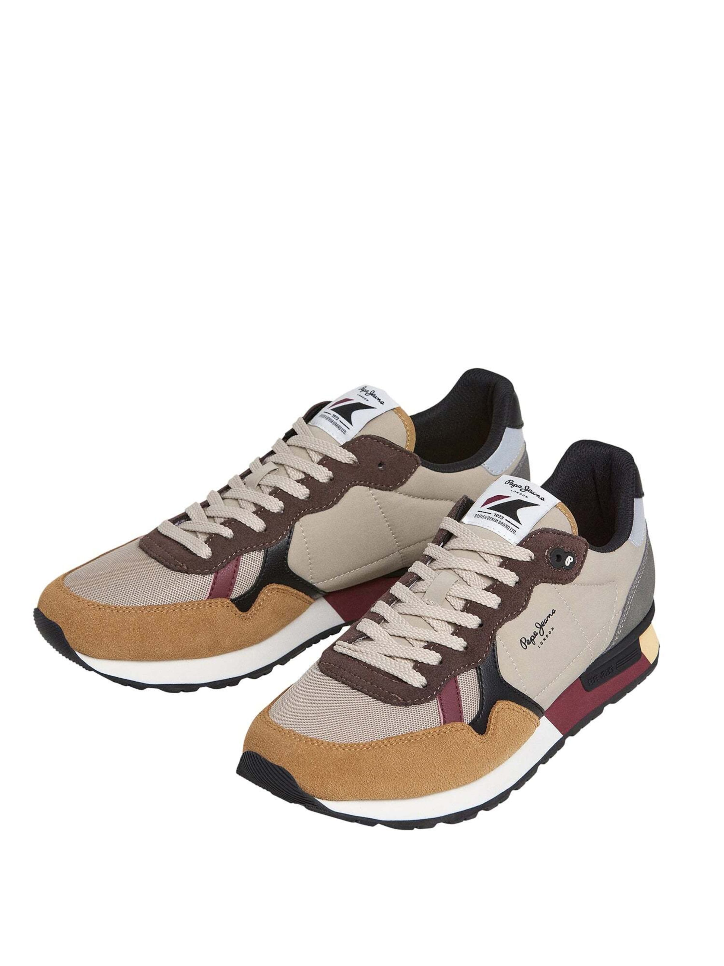 Pepe Jeans Platform trainers in Beige