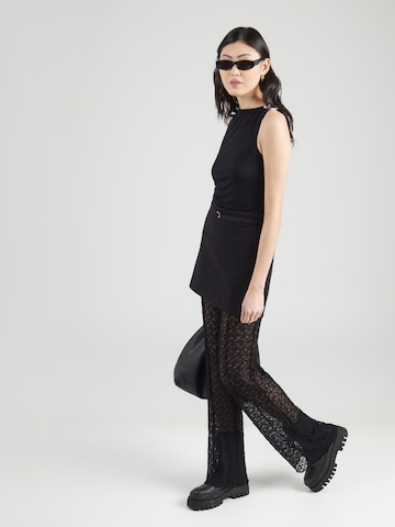 HUGO Top 'Dastasy' in Schwarz