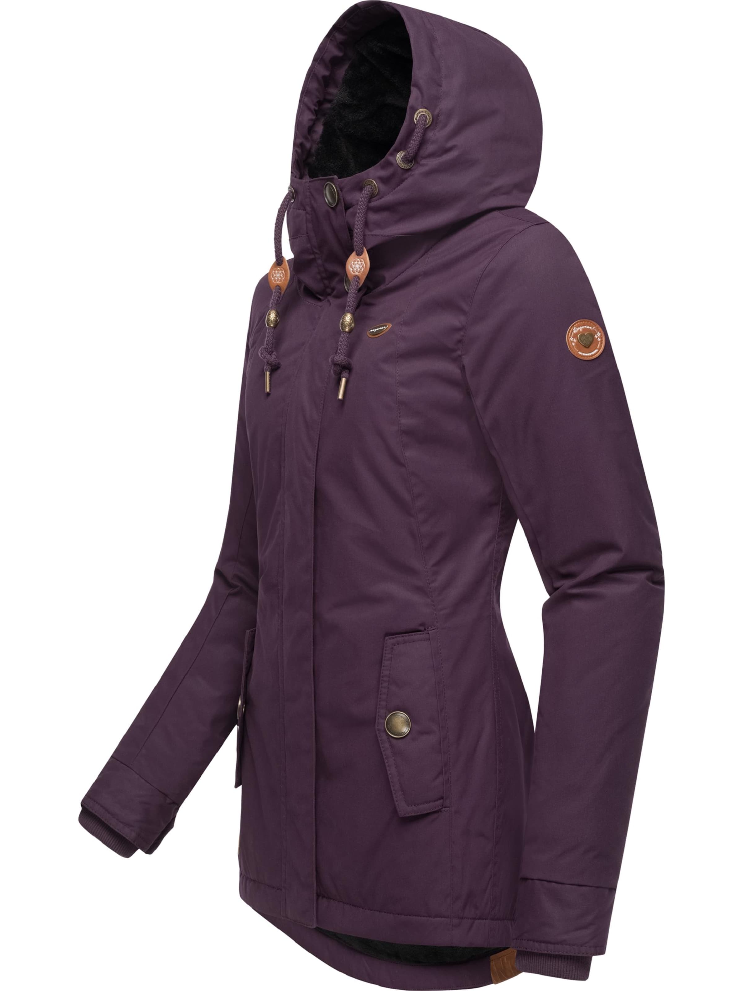 Veste d’hiver 'Monade' Ragwear en violet