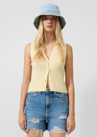Gilet QS en jaune : devant