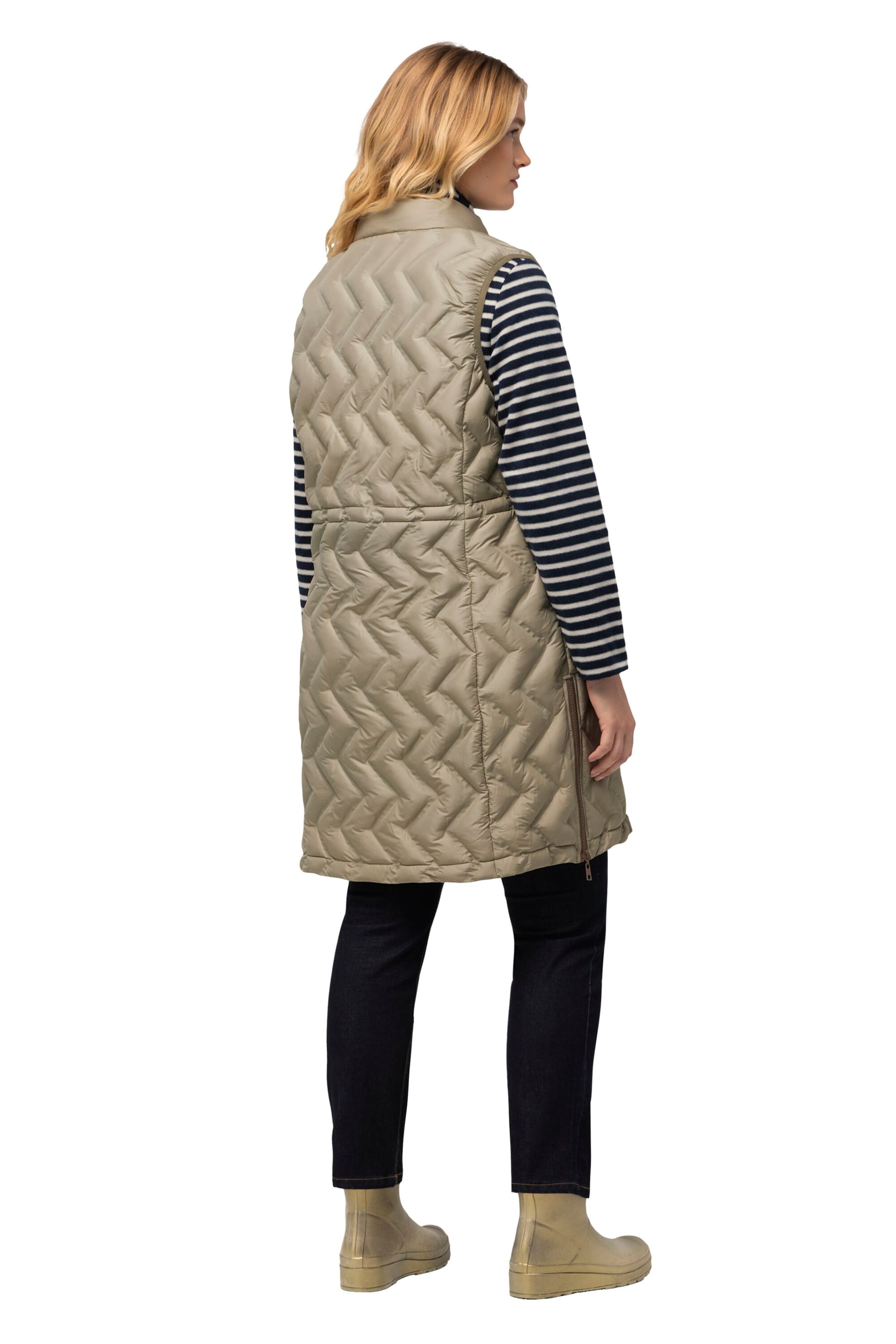 Ulla Popken Vest in Beige