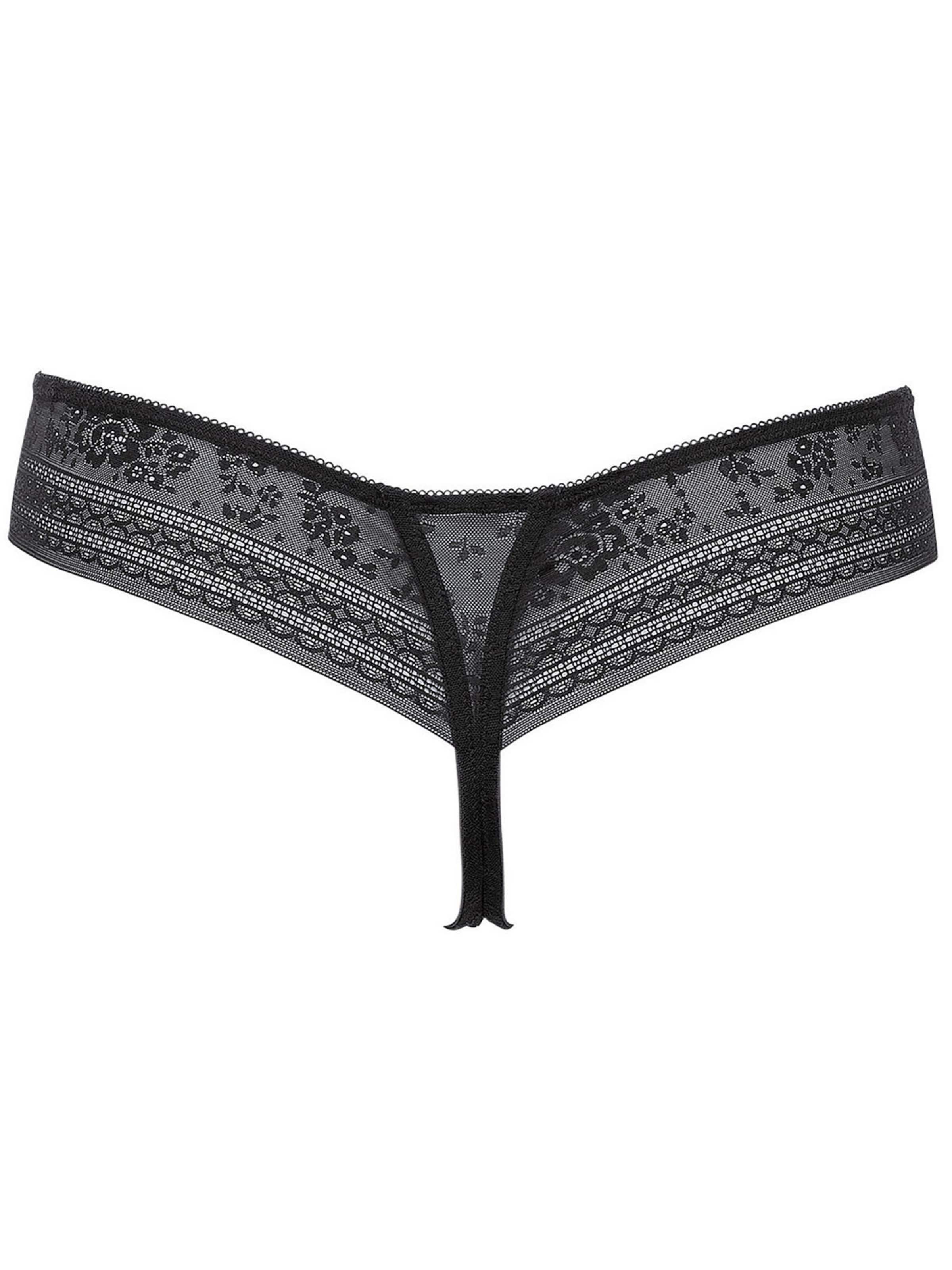 ANITA String 'Fleur'‌‌ in Schwarz