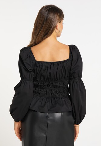 faina Bluse in Schwarz