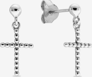 CHRIST Earrings in Silver: front