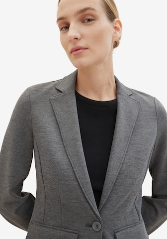 TOM TAILOR Blazer in Grey