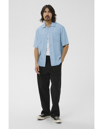 Matinique Regular Fit Skjorte 'Pelton' i blå