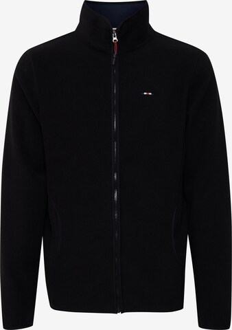 FQ1924 Fleece jas 'BROR' in Zwart: voorkant