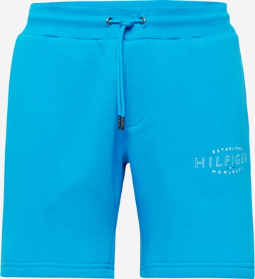 TOMMY HILFIGER Broek in Blauw: voorkant