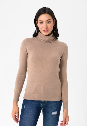 Jimmy Sanders Pullover in Braun: predná strana