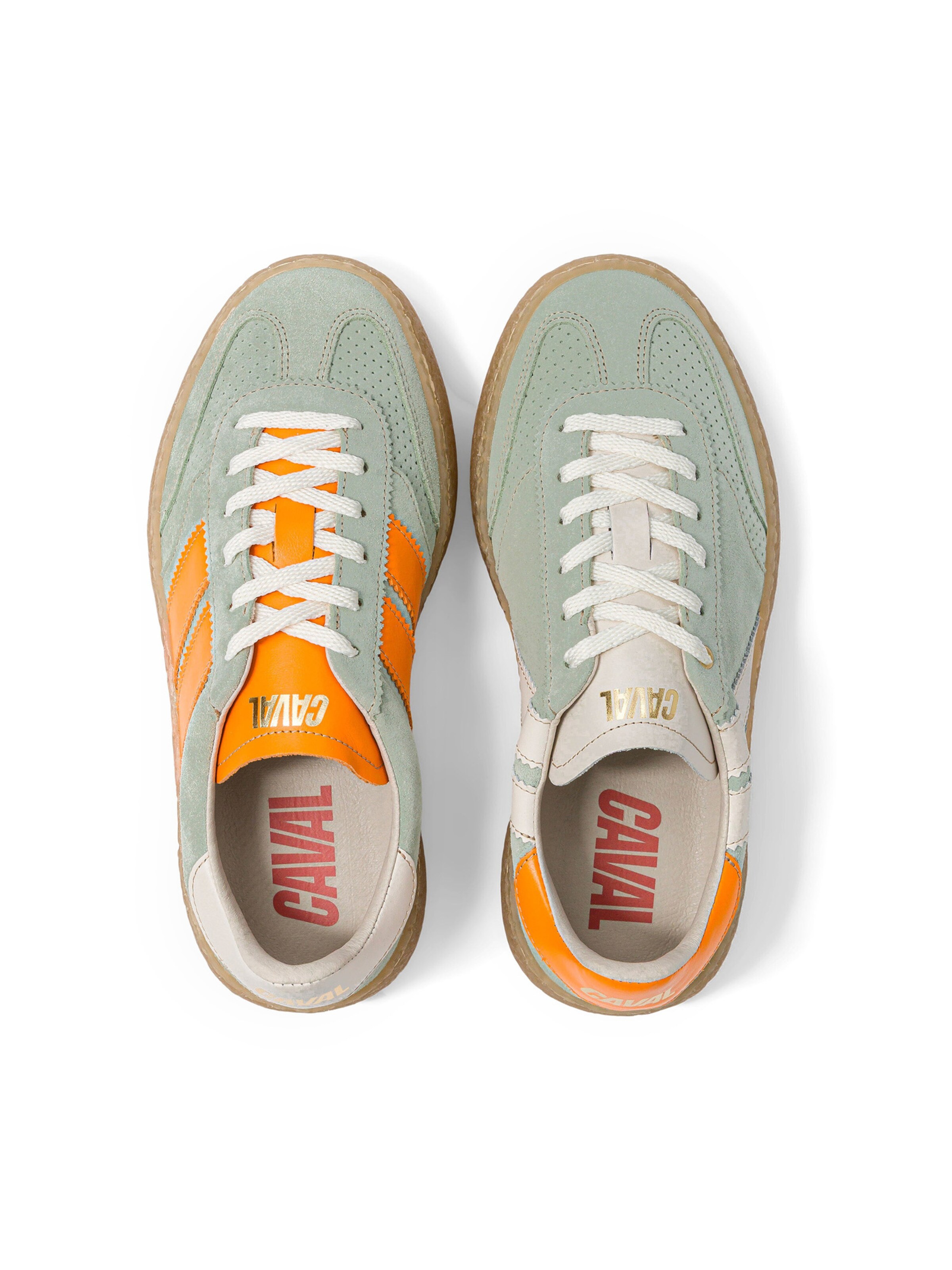 Caval Veterschoen ' HIGH PULSE ' in Beige: bovenkant