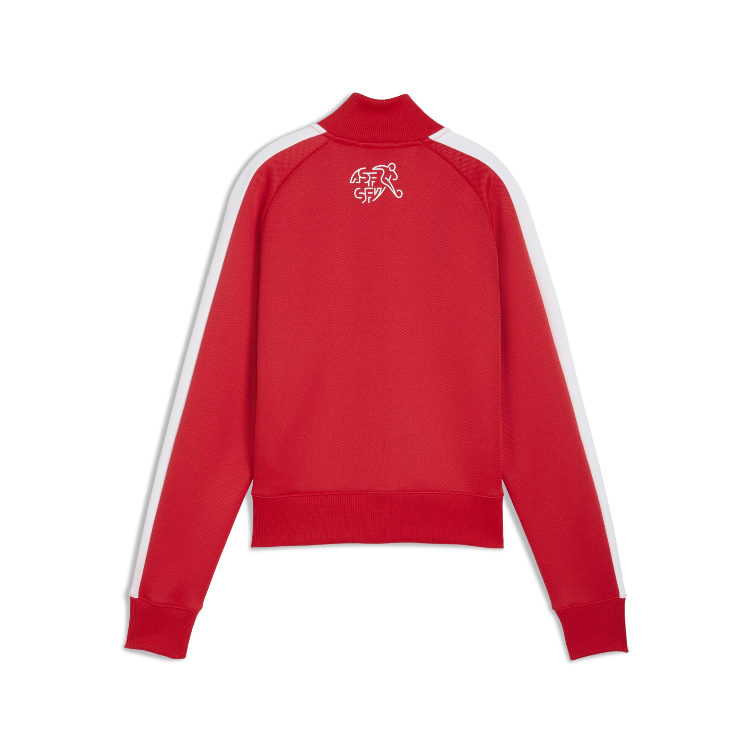 PUMA Sports sweat jacket 'Schweiz T7' in Red