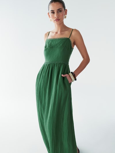 BWLDR Robe 'KIARA' en vert, Vue avec produit