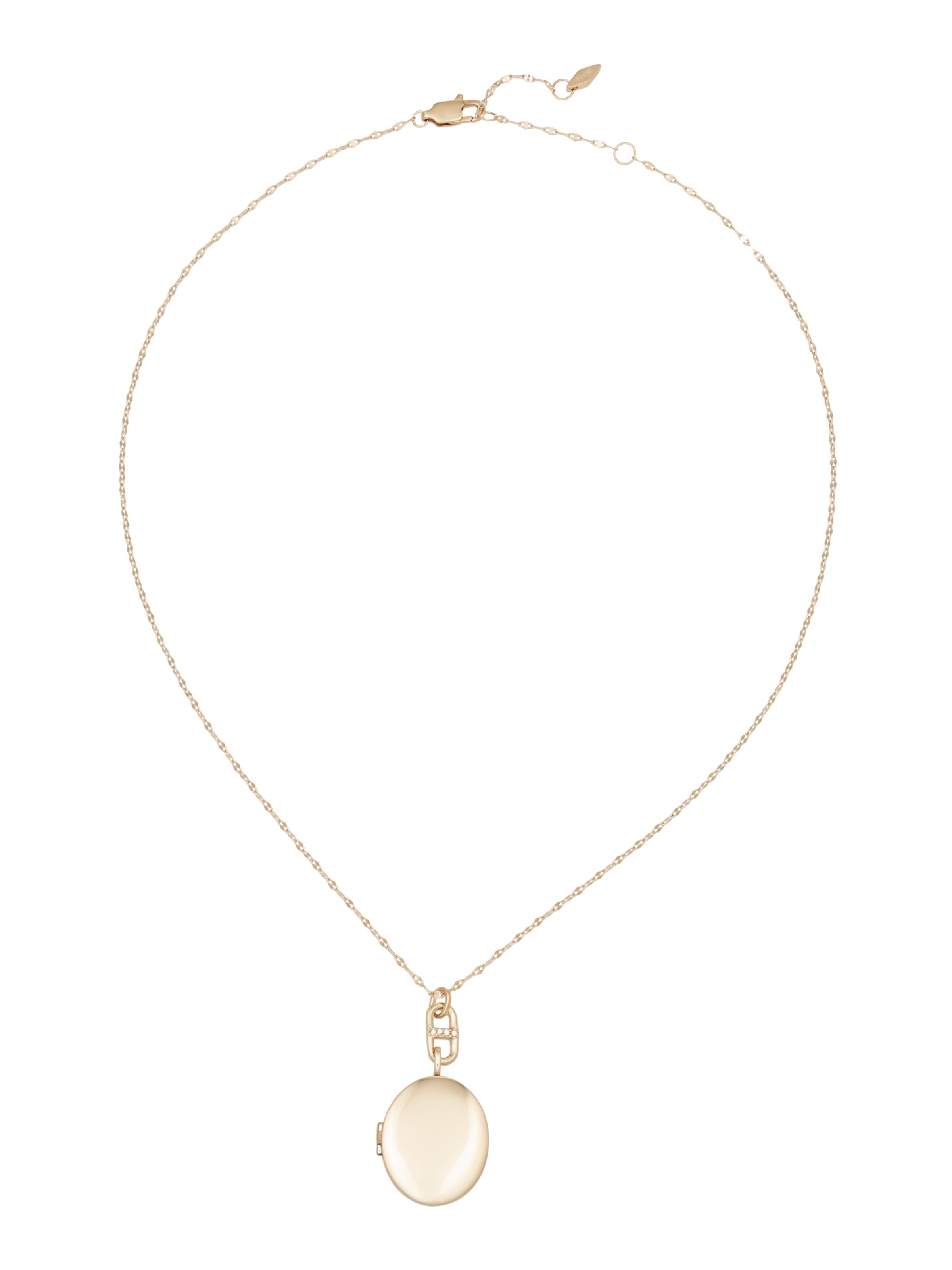 FOSSIL Necklace in Gold: front