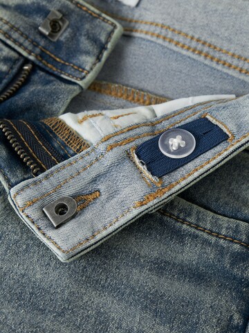 NAME IT Slimfit Shorts 'NKMSOFUS' in Blau