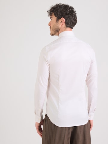 Calvin Klein Kitsas lõige Triiksärk, värv hall: tagant vaates