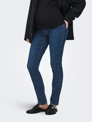 Skinny Jeans 'OLMAlly' di Only Maternity in blu: frontale