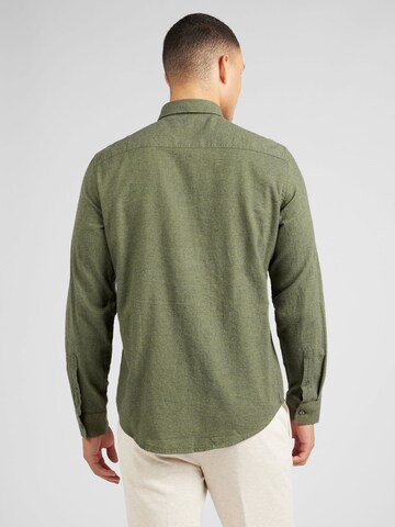 Casual Friday Regular fit Button Up Shirt 'Anton' in Green