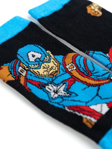 Marvel Avengers Socken 'Iron Man, Captain America, Hulk'‌‌‌‌‌‌‌‌‌ in Mischfarben