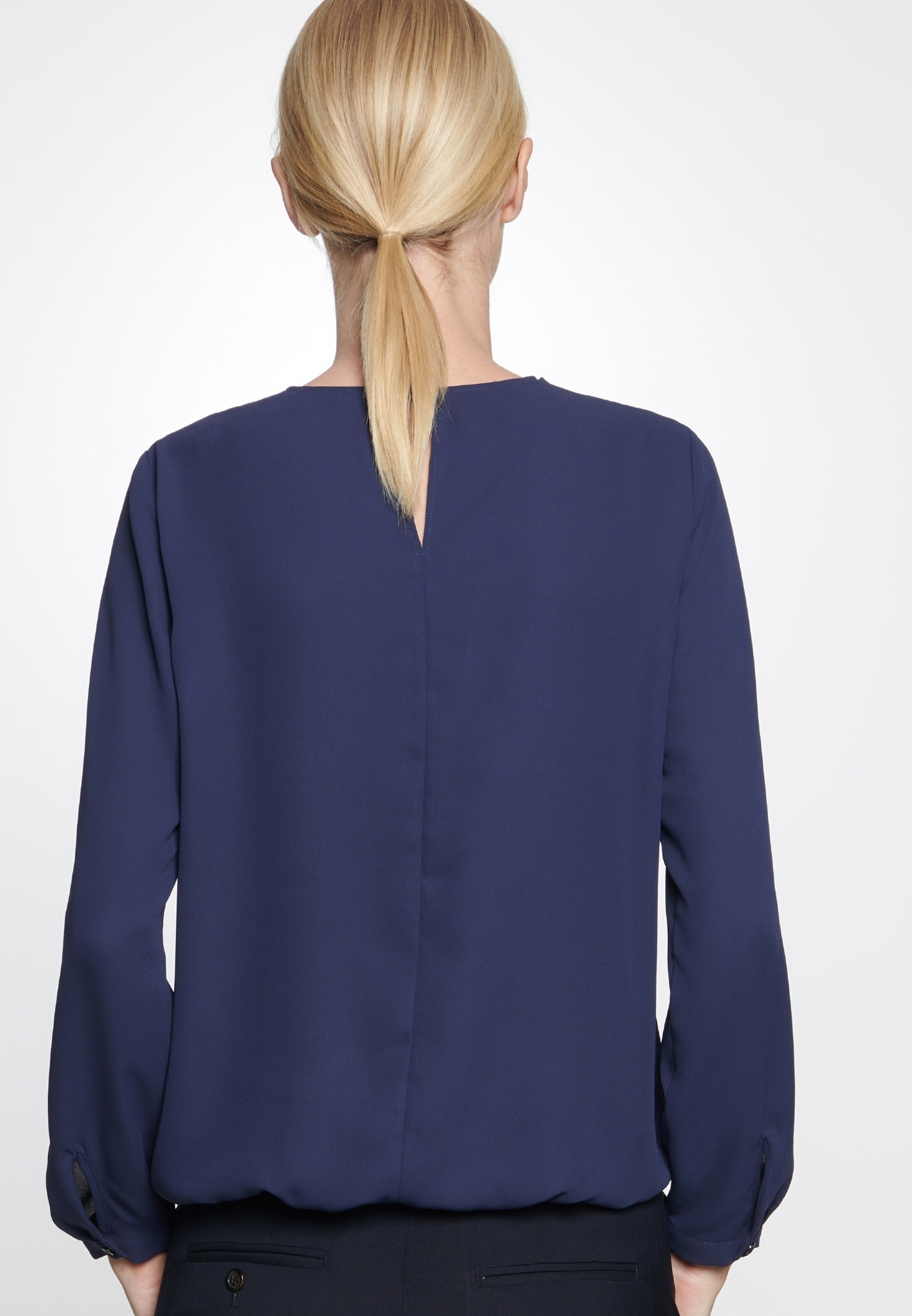 SEIDENSTICKER Fashion-Bluse ' Schwarze Rose ' in Nachtblau | ABOUT YOU