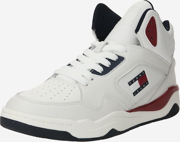 TOMMY HILFIGER High-Top Sneakers in White: front