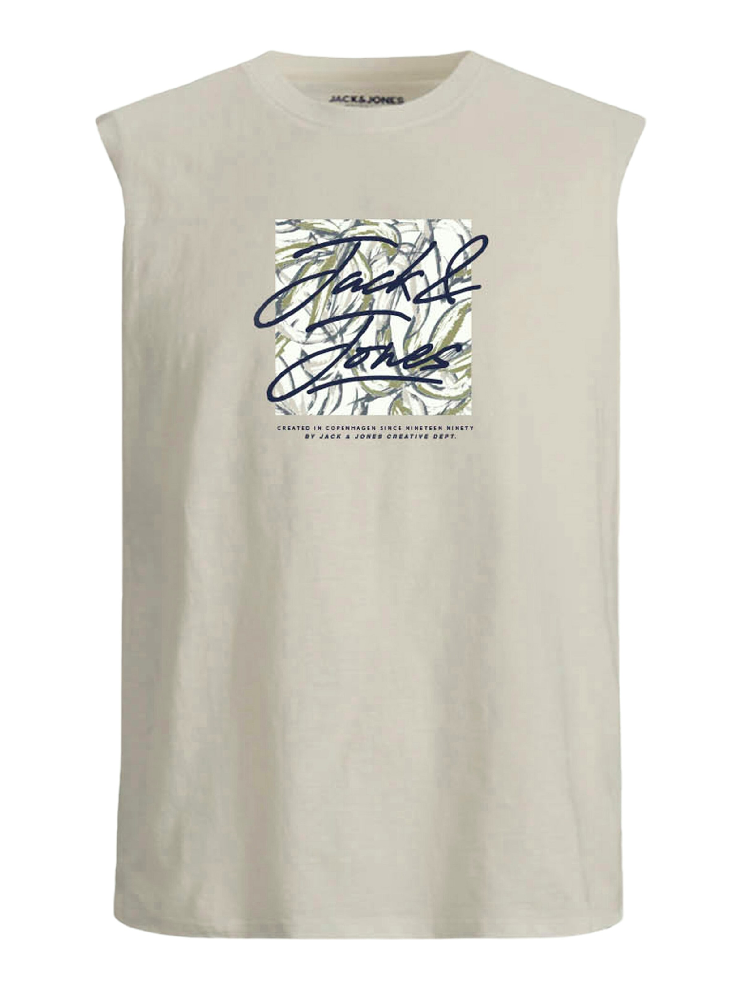 JACK & JONES Футболка 'JORSPLIT' в Коричневый