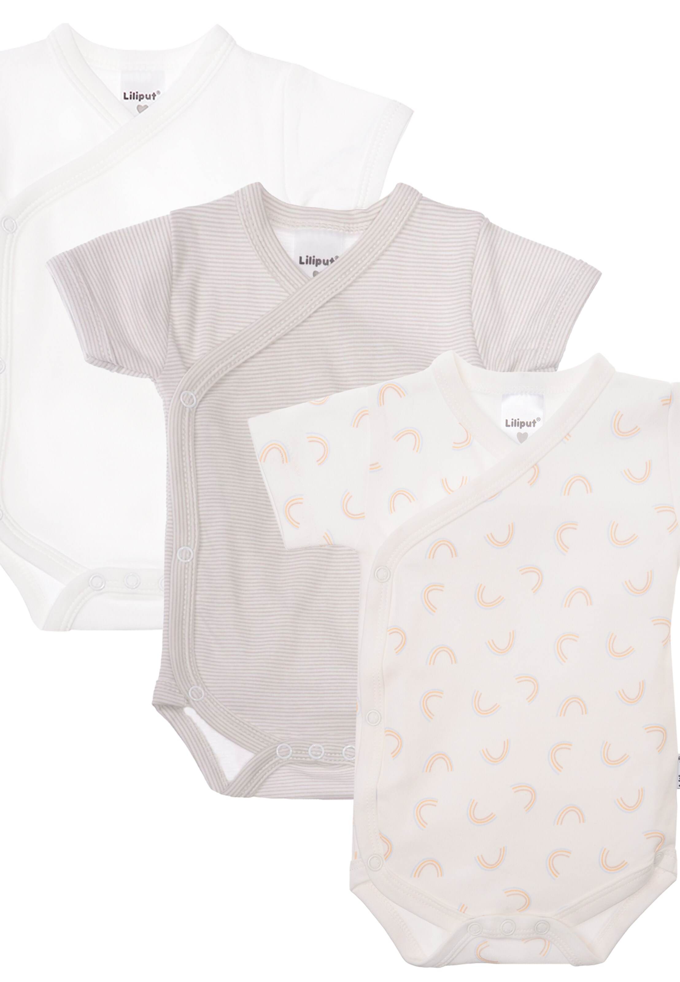 LILIPUT Wickelbodys 'Regenbogen' in Weiß