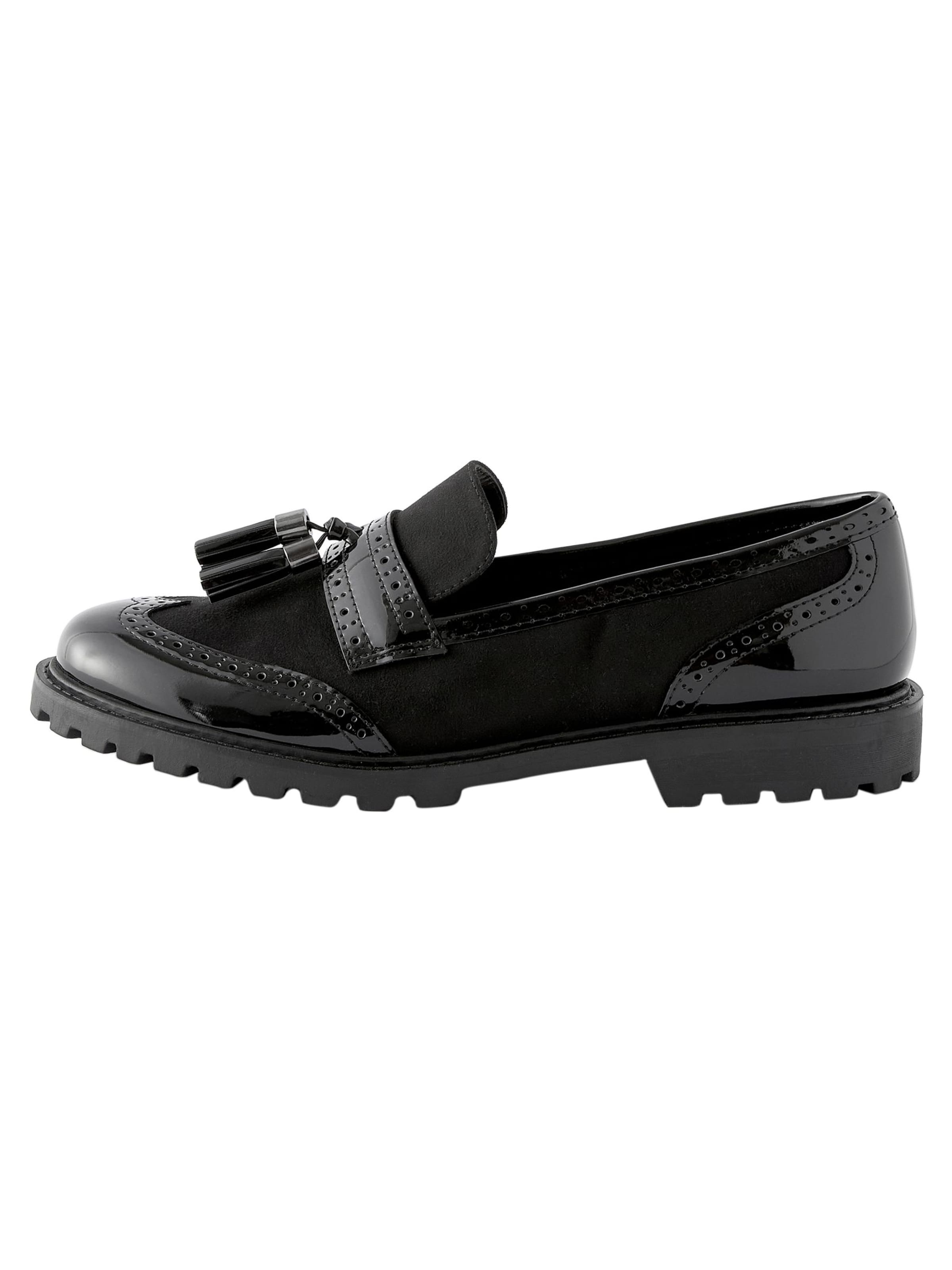 Next - Sapato Slip-on em preto: frente